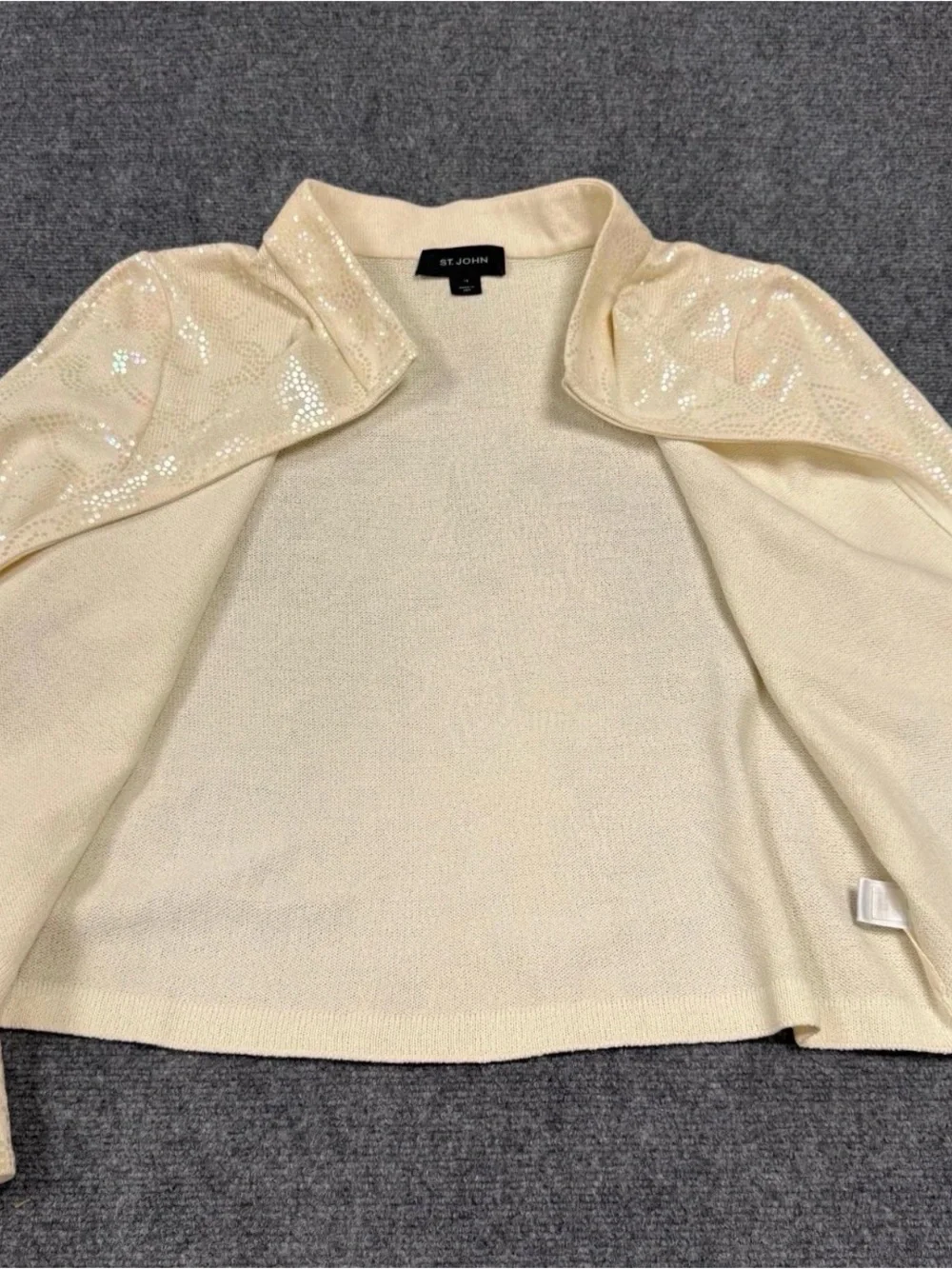 St. John Ivory jacket Size 14
